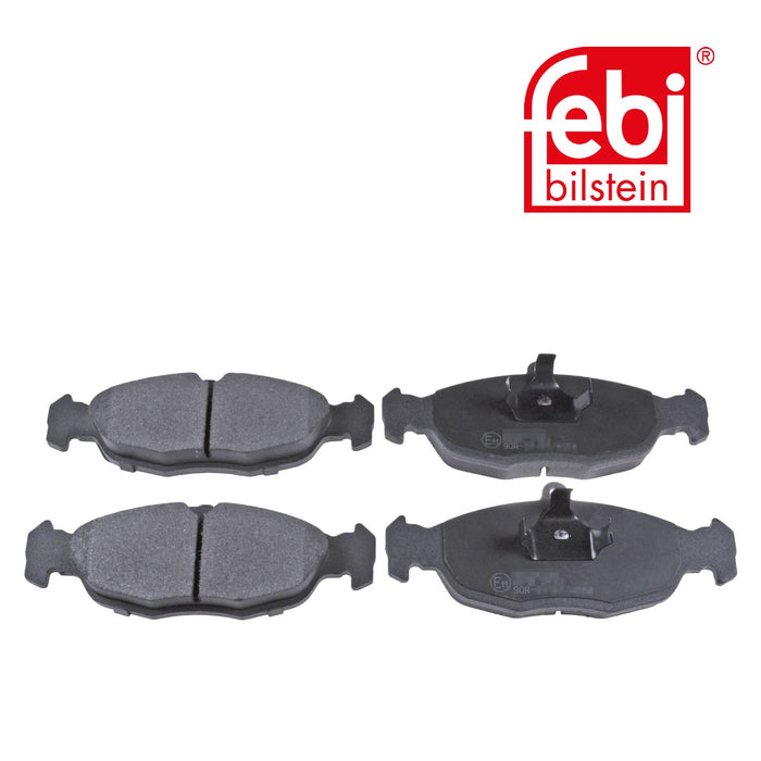 Genuine FEBI Front Brake Discs & Pads Set Solid for Opel Corsa