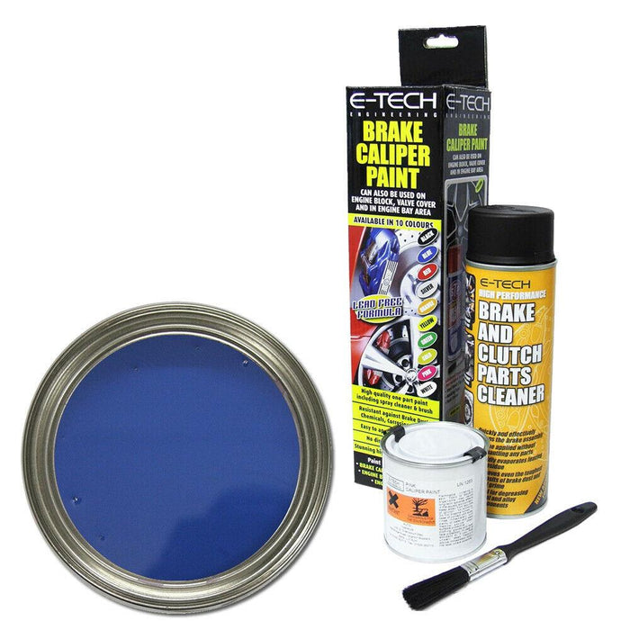 Blue E-Tech Brake Caliper Paint Also for Engine Bay Drums Car Van