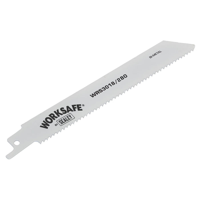 Sealey Reciprocating Saw Blade 280mm 10tpi Pack of 5 WRS3018/280