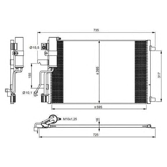 NRF Condenser 35975