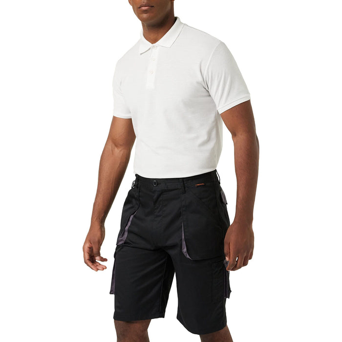 Portwest Texo Contrast Shorts - Black - Medium Portwest  - Dynamic Drive