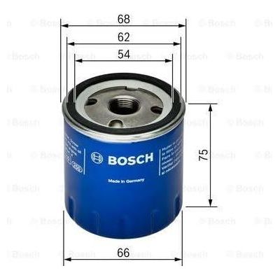 Genuine Bosch Car Oil Filter P3292 fits Renault Clio - 1.2 - 98-10 0451103292