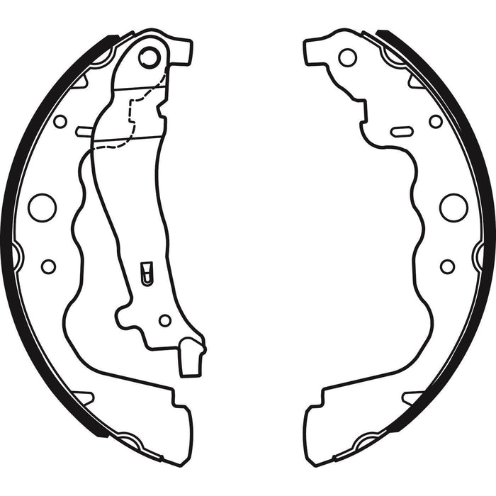 Apec Brake Shoe Rear Fits Dacia Duster Logan Renault Captur Clio Kangoo Zoe