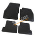 White Trim Tailored Rubber Car Mats for Ford Kuga 13> 15 Set of 4 With 2 Clips UKB4C  - Dynamic Drive