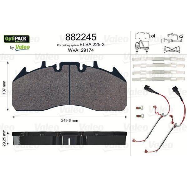 Genuine Valeo Brake Pads Fits Rt Premium Dxi