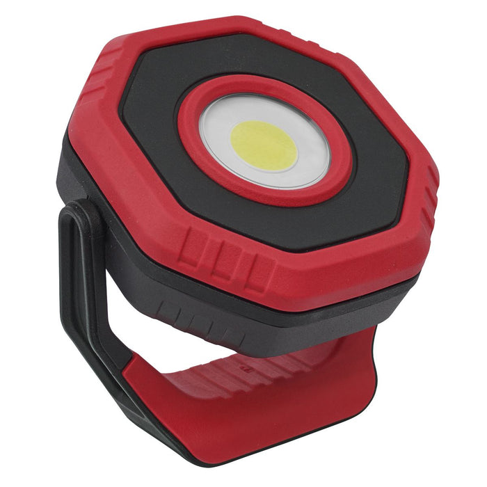 Sealey Rechargeable Pocket Floodlight with Magnet 360 7W COB LED Red LED700PR Sealey  - Dynamic Drive