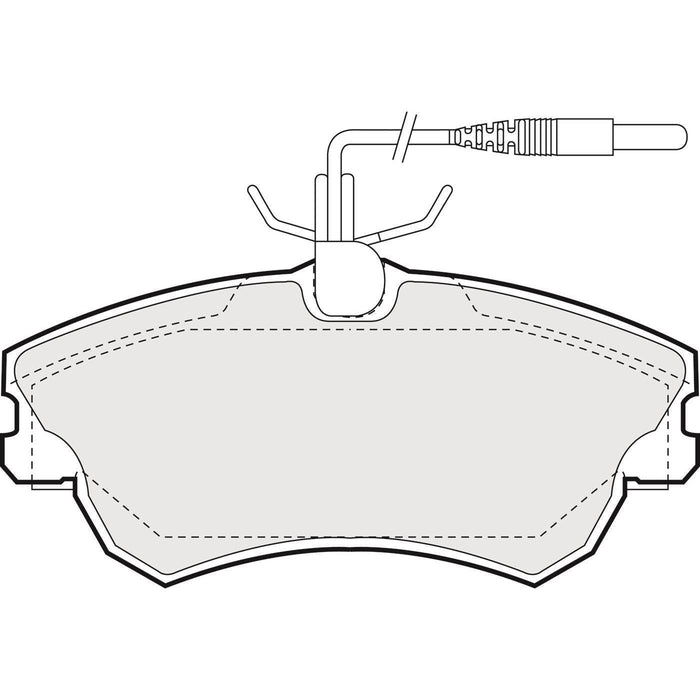 Apec Brake Pads Front Fits Renault Espace