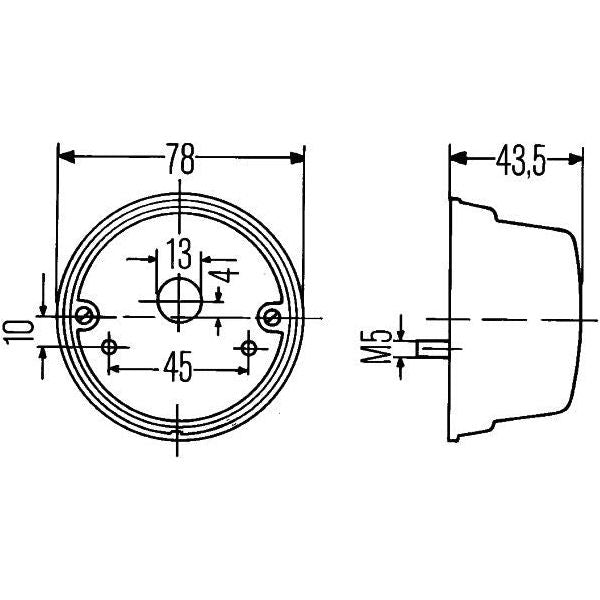 Hella Direction Indicator Halogen 12V 2BE 001 259-061 Hella  - Dynamic Drive