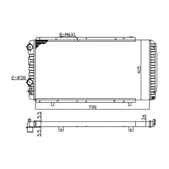 NRF Radiator 52062A