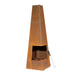 Dellonda Chiminea Wood Burner Heater for Outdoors W45cm x H150cm Corten Steel Dellonda  - Dynamic Drive