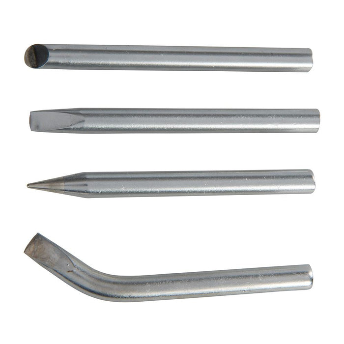 Silverline Soldering Iron Tips Set 4pce 100W