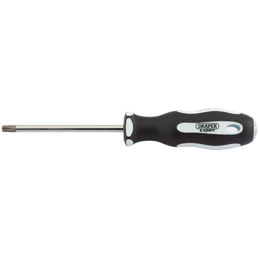 Draper TX-STAR Security Soft Grip Screwdriver, T30T x 100mm 35148 Draper  - Dynamic Drive