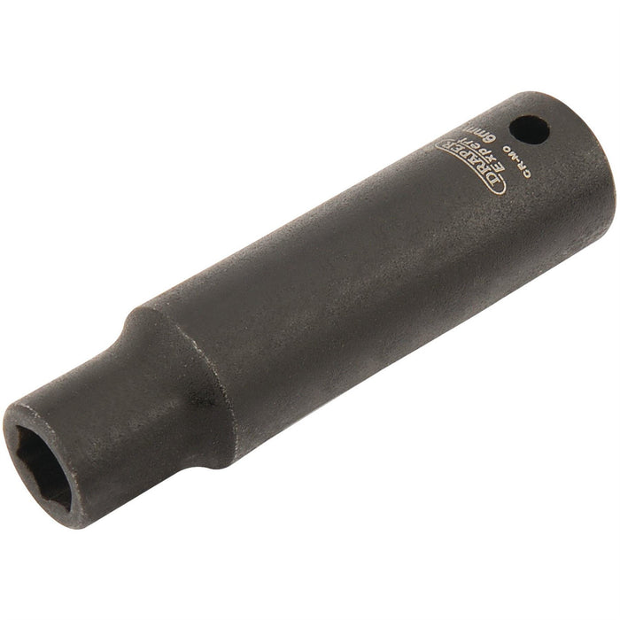 Draper Expert HI-TORQ 6 Point Deep Impact Socket, 1/4" Sq. Dr., 6mm