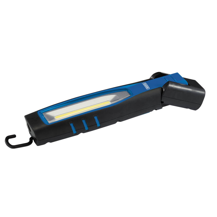 Draper COB/SMD LED Rechargeable Inspection Lamp, 10W, 1,000 Lumens, Blue, 1 x US Draper  - Dynamic Drive