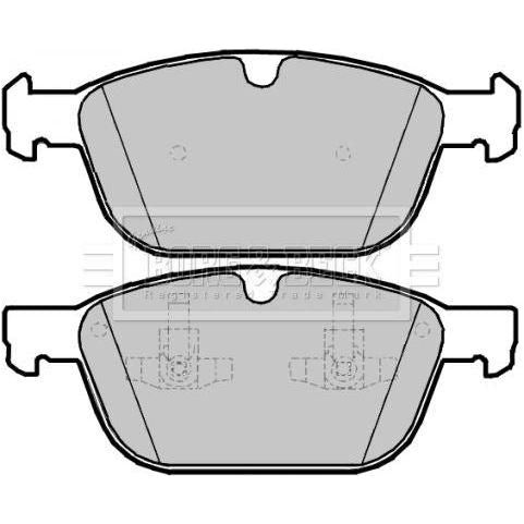 Genuine Borg & Beck Front Brake Pads fits Volvo XC60 08 BBP2093 Borg & Beck  - Dynamic Drive