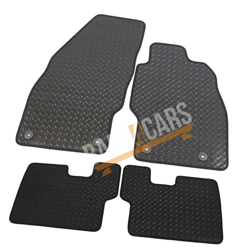 Tailored Rubber Mats fits Vauxhall Corsa D  2007 2008 2009 2010 2011 2012 2013 2 UKB4C  - Dynamic Drive