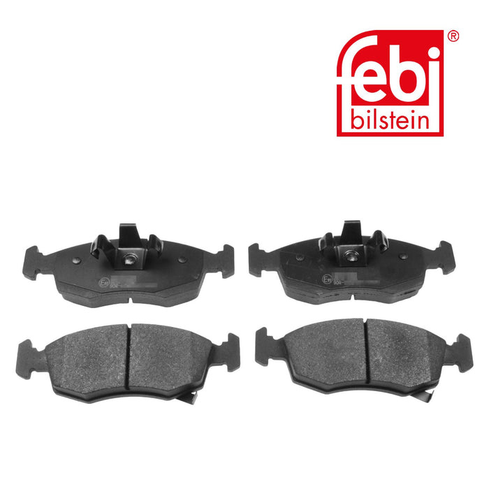 Genuine FEBI Front Brake Discs & Pads Set Solid for Fiat Panda