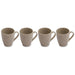 4 Piece premium mug set in white granite K2012 Quest  - Dynamic Drive