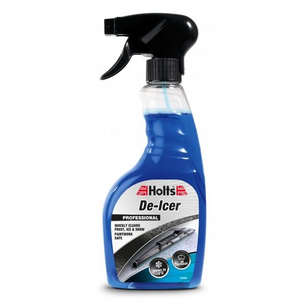 2x Holts Car De-Icer Spray Melts Windscreen Ice Frost Snow Winter De icer 500ml