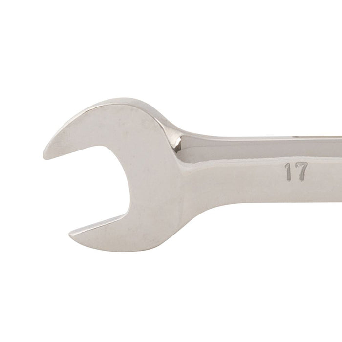 Silverline Fixed Head Ratchet Spanner 17mm Silverline  - Dynamic Drive