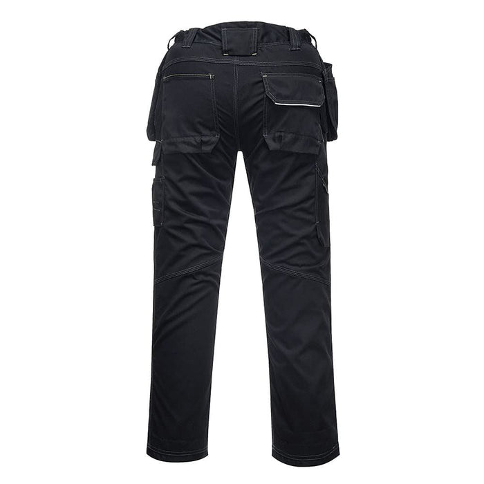 Portwest PW3 Black Holster Work Trousers - 30in. Waist (Reg Leg) Portwest  - Dynamic Drive