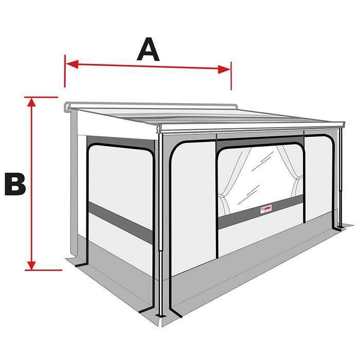 Fiamma Privacy Room Ultra Light 400 for F45s F45L F65s F65L Awnings 07350-03