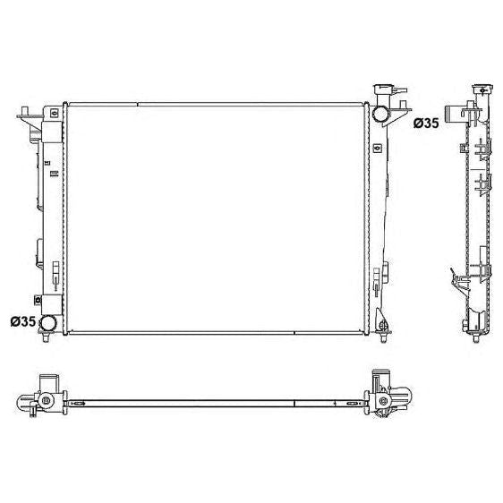 NRF Radiator 53052