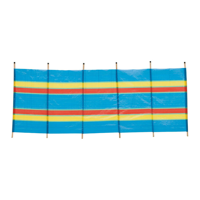 6 Pole Multicoloured Polythene Windbreak 1445 Quest  - Dynamic Drive