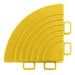 Sealey Polypropylene Floor Tile Corner 60 x 60mm Yellow Pack of 4 FT3CY Sealey  - Dynamic Drive