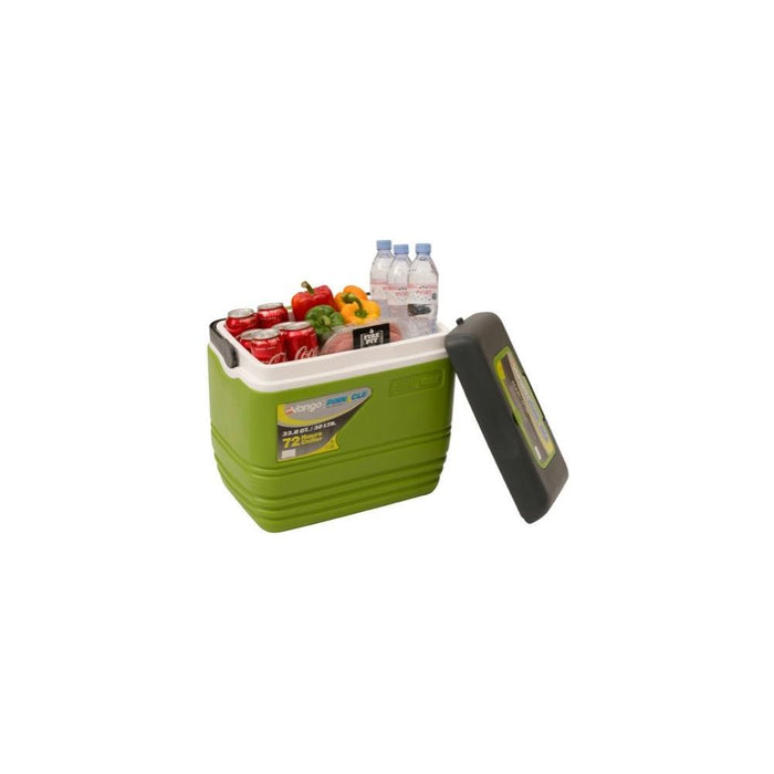 Vango Pinnacle 32L 72HR Green Picnic Camping Food Drink Cool Box Cooler Vango  - Dynamic Drive