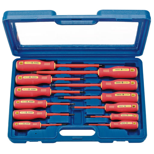 Draper Fully Insulated Screwdriver Set (12 Piece) 46541 Draper  - Dynamic Drive