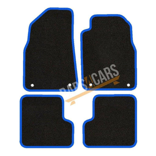 Fully Tailored Blue Trim Carpet Mats for Mg3 13> Set of 4 With 4 Clips Town Parts  - Dynamic Drive