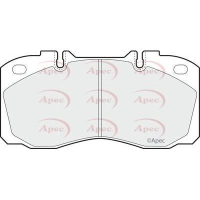 Apec Brake Pads Front Fits Iveco Eurocargo 65 E 14 Tector06/09 -;Iveco