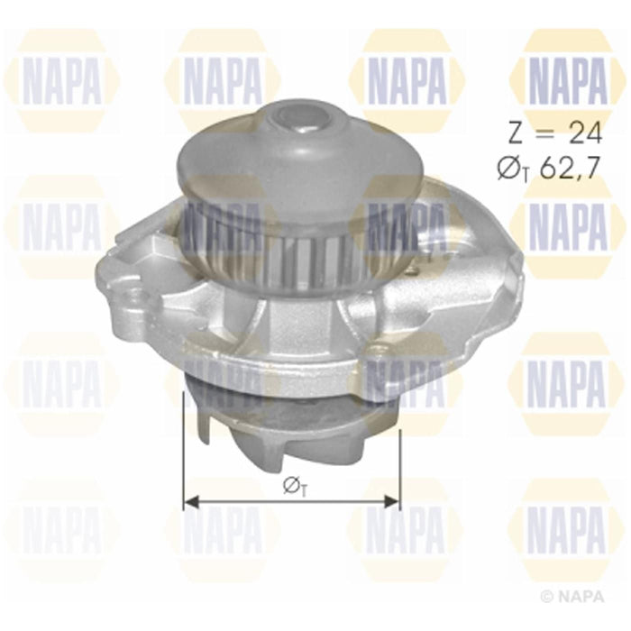 Genuine NAPA Water Pump for Fiat Lancia 46526243