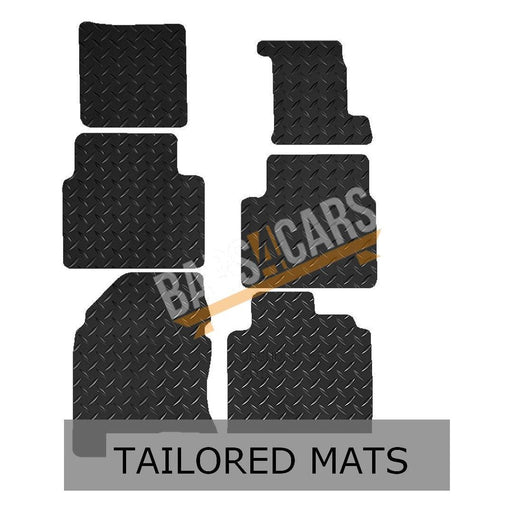 Tailored Rubber Mats Fits Nissan Qashqai + 2 seat 2 Clips 2010 2011 2012 2013 UKB4C  - Dynamic Drive