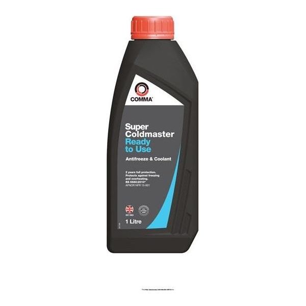 Comma Super Coldmaster Antifreeze & Coolant - Ready To Use - 1 Litre