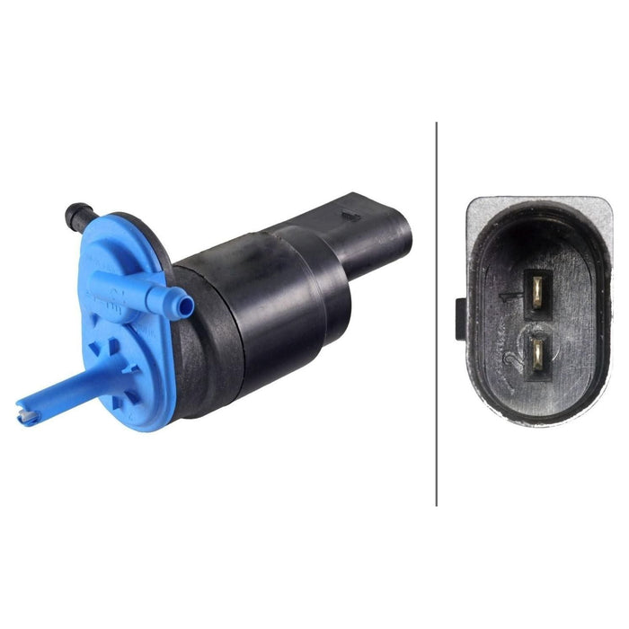 Hella Washer Fluid Pump, window cleaning 12V 8TW 006 847-021 Hella  - Dynamic Drive