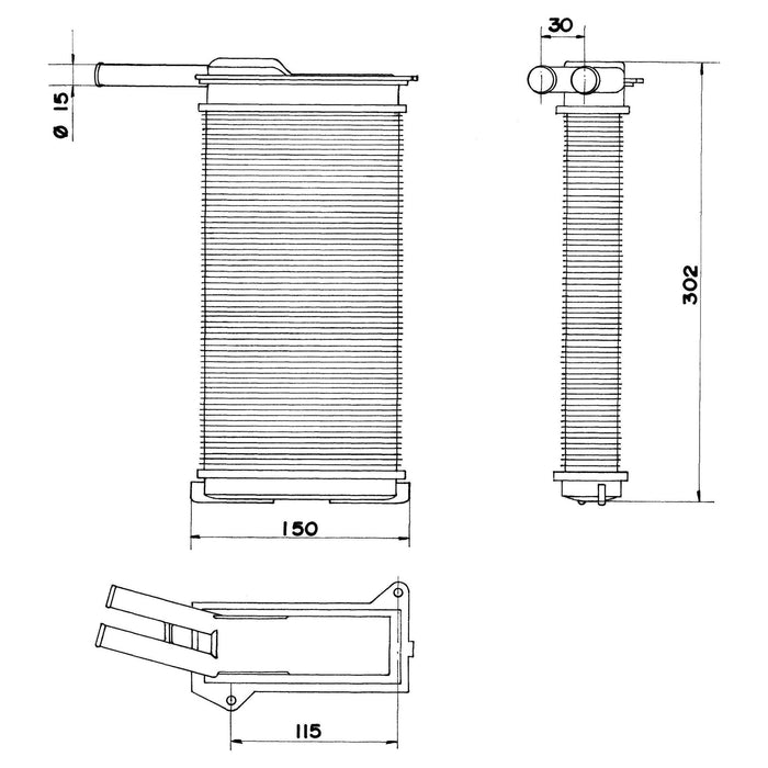 NRF Heater Radiator 58608