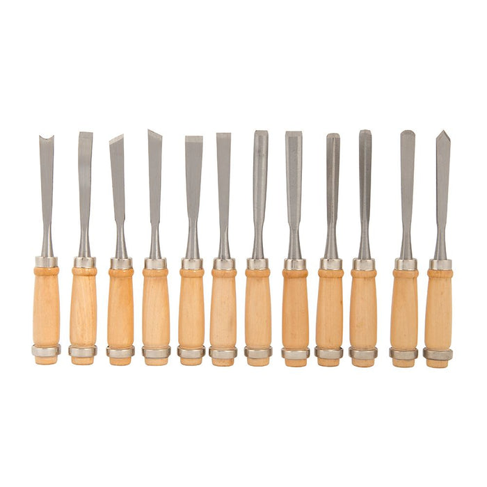 Silverline Wood Carving Set 12pce 200mm