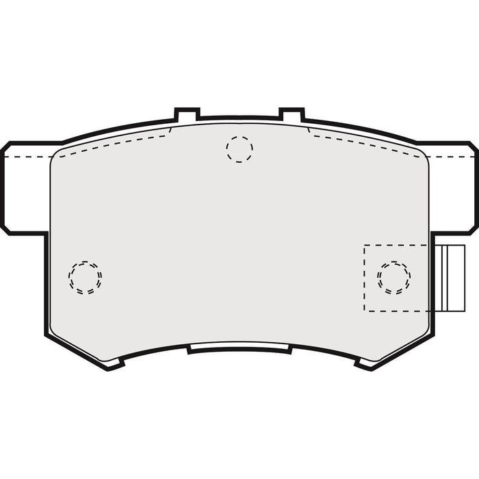 Apec Brake Pads Rear Fits Honda Accord Lagreat Stepwagon Suzuki Kizashi