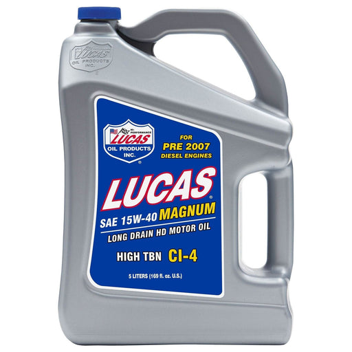 Lucas Oil 15W40 Magnum Motor Oil 5 Litres 10126 Lucas  - Dynamic Drive