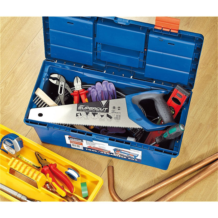 Draper Supercut Soft Grip Hardpoint Tool Box Handsaw, 375mm/15", 7tpi/8ppi Draper  - Dynamic Drive