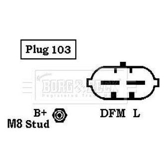 Genuine Borg & Beck Alternator fits GM Corsa D BBA2507