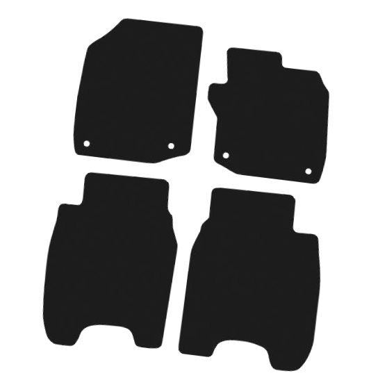 Fully Tailored Black Carpet Car Mats for Honda Civic 12> Set of 4 With 4 Clips UKB4C  - Dynamic Drive