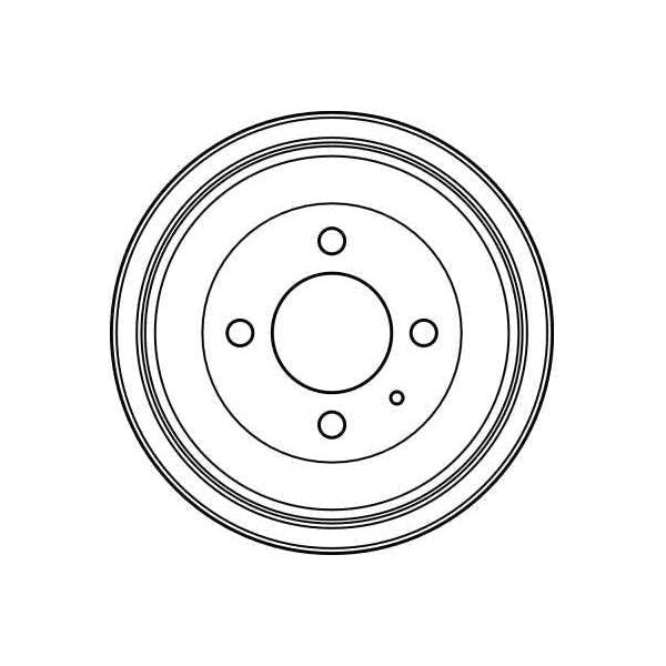 Genuine TRW Brake Drum DB4260 TRW  - Dynamic Drive