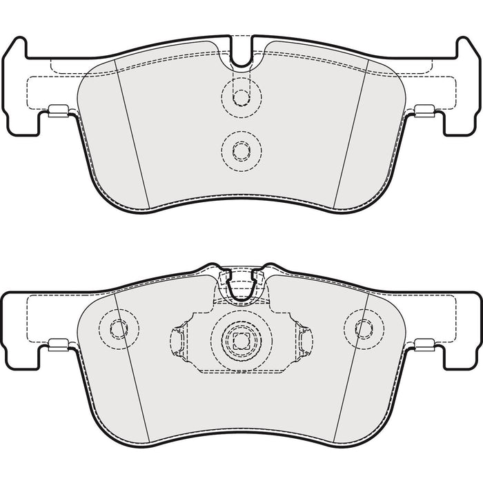 Apec Brake Pads Front Fits BMW 1 Series 2