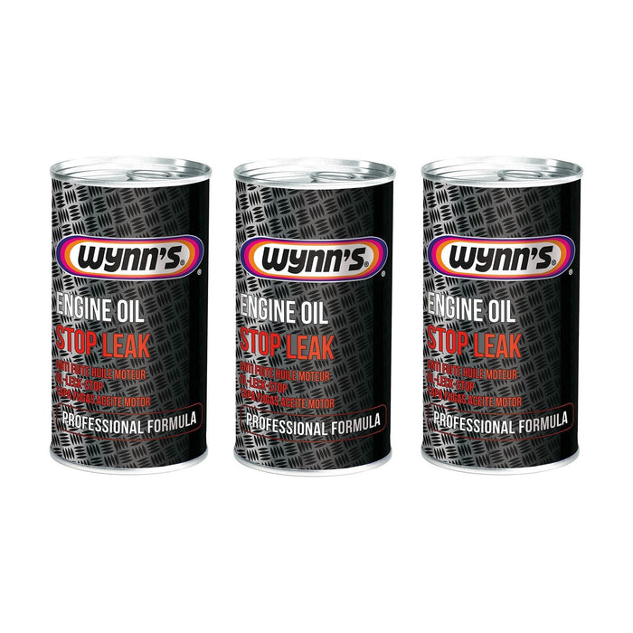 3x Wynns Professional Formula Engine Oil Stop Leak Treatment Additive 325ml Wynns  - Dynamic Drive