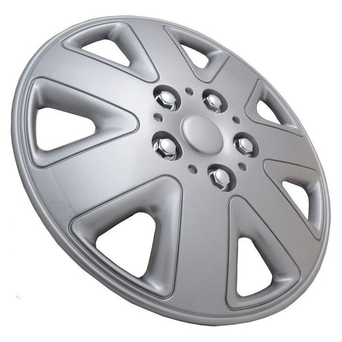 4x 16" Silver Wheel Trims / Hub Caps fits Ford Focus Mondeo Kuga C-Max S-Max UKB4C  - Dynamic Drive