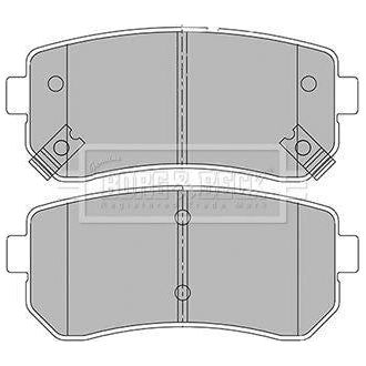 Genuine Borg & Beck Rear Brake Pads fits Hyundai ix35 Sportage 4x4 10 BBP2424 Borg & Beck  - Dynamic Drive