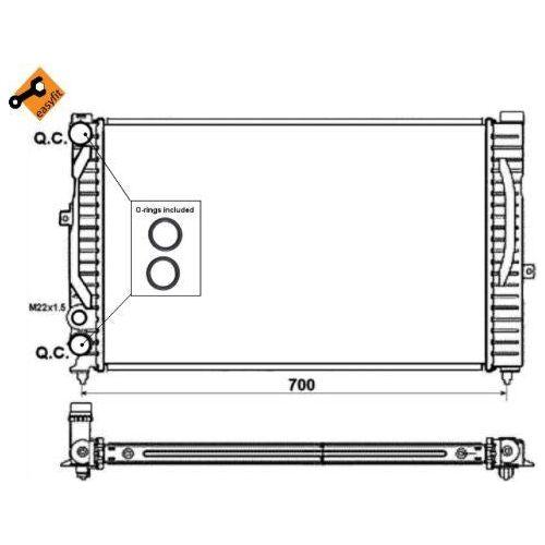 NRF Radiator 509504